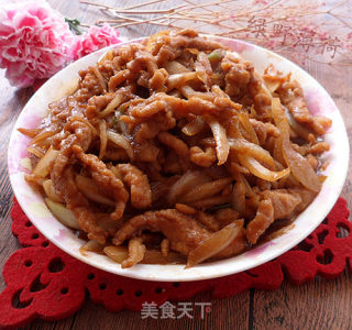 肉丝炒洋葱的做法