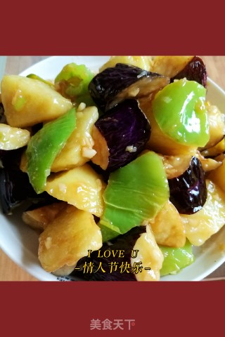米饭杀手地三鲜的做法