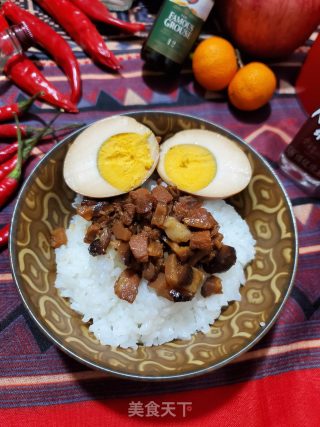 美味卤肉饭的做法