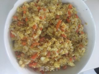 蛋炒饭之大小米炒饭的做法