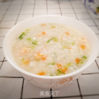 虾仁蔬菜粥的做法
