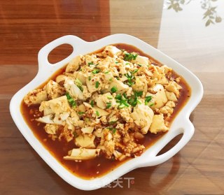 浇汁豆腐的做法