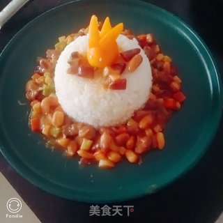 宫保鸡丁盖浇饭的做法