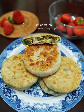 小瓜鸡蛋虾皮粉条馅饼的做法