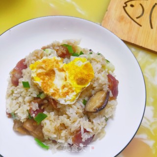 鸡腿腊味饭的做法