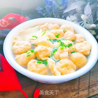 鱼脯蛋饺汤的做法