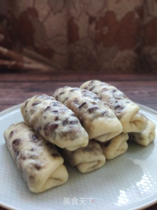 红豆卷的做法