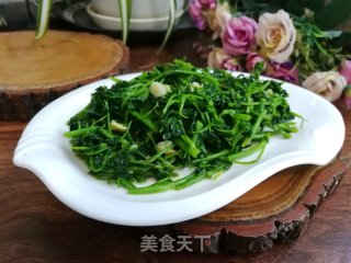 蒜蓉花草的做法