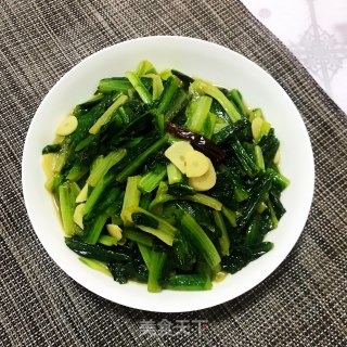 蚝油油麦菜的做法