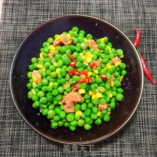炒青豆的做法