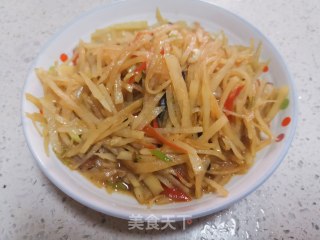 家常炒土豆丝的做法