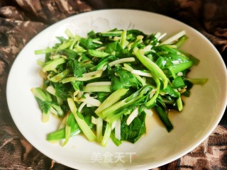 虾皮炒韭菜的做法