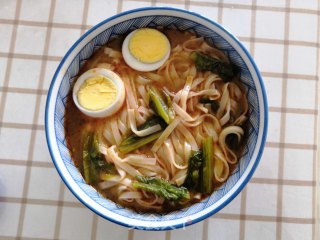 莴笋叶汤面的做法