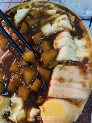 适合减肥的宝宝们看过来 — 鸡蛋蒸内酯豆腐