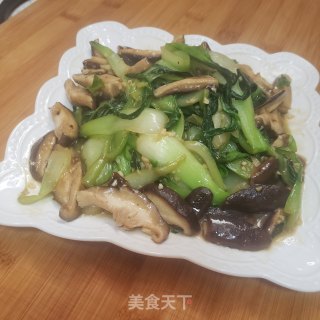 香菇油菜的做法