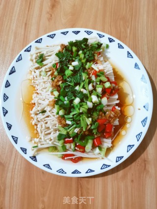 蒜蓉金针菇的做法