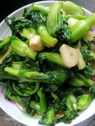 炒上海青菜心的做法