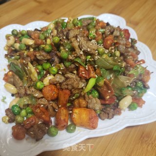 孜然葱爆羊肉的做法