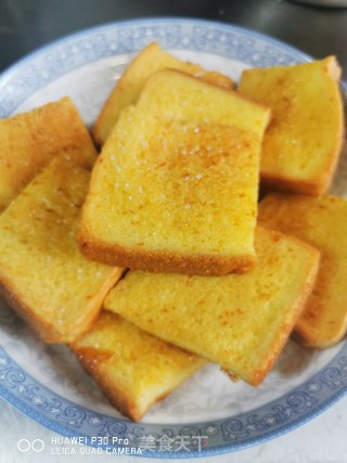 烤面包片的做法