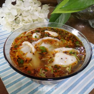 酸汤水饺的做法