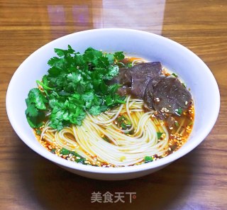 干切牛肉面的做法