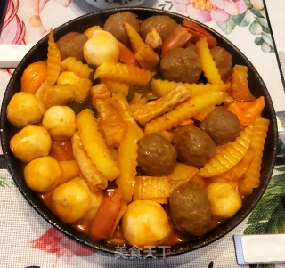 甜辣小火锅的做法