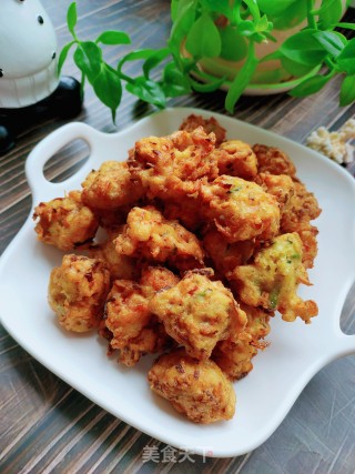 炸虾皮萝卜丸子的做法