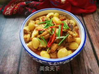 小土豆炖鸡块的做法