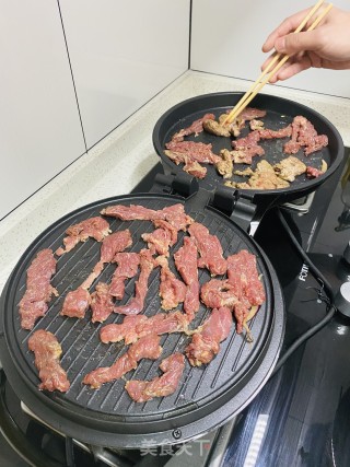 电饼铛烤牛肉的做法