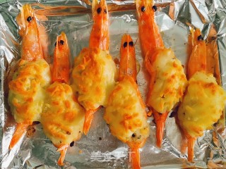 芝士焗虾的做法