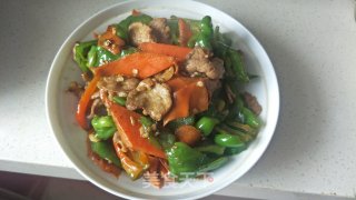 辣椒炒肉片的做法