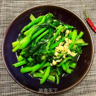 炒菜心的做法