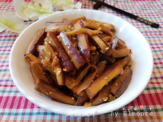 榨菜炒茄子的做法