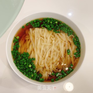 小青蒜汤面????的做法