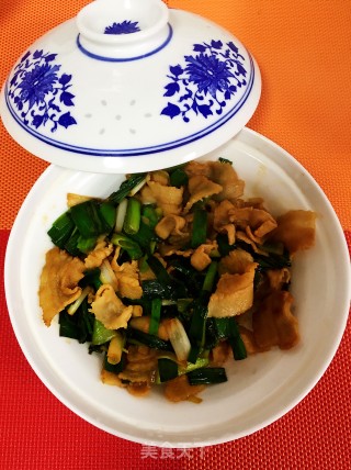 青蒜五花肉片的做法