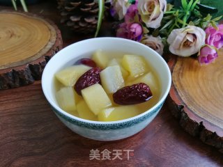 雪莲果苹果红枣茶的做法