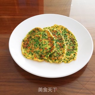 胡萝卜葱花鸡蛋饼的做法