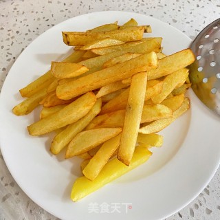炸薯条的做法