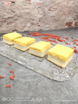 沙拉夹层豆浆蛋糕