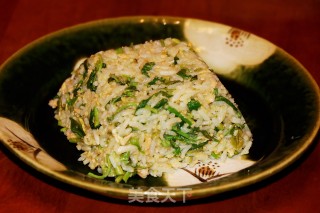 香椿蛋炒饭的做法