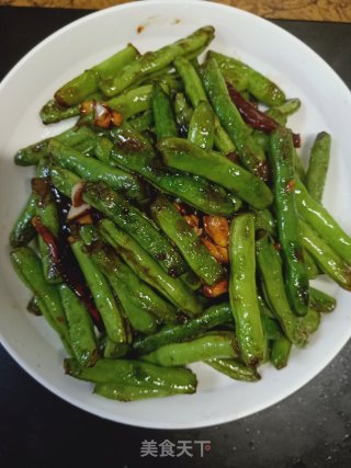 炒四季豆的做法