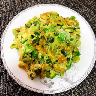 蒜苗摊鸡蛋的做法