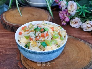 莴笋鸡蛋炒饭