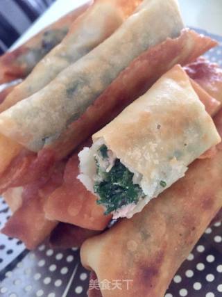 荠菜春卷