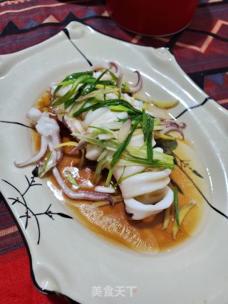 蒸鱿鱼的做法
