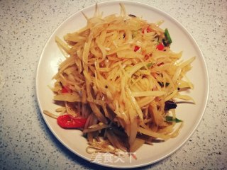 炝炒土豆丝的做法