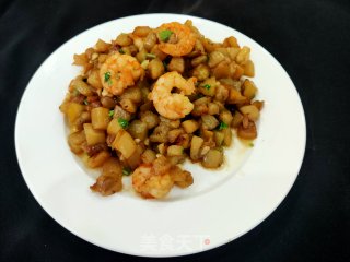 虾仁炒茄子的做法