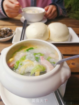 咸肉粥的做法