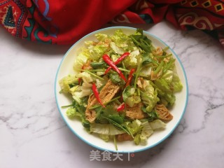 生菜拌素鸭的做法