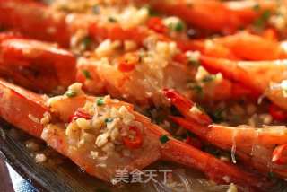 蒜蓉开背虾的做法